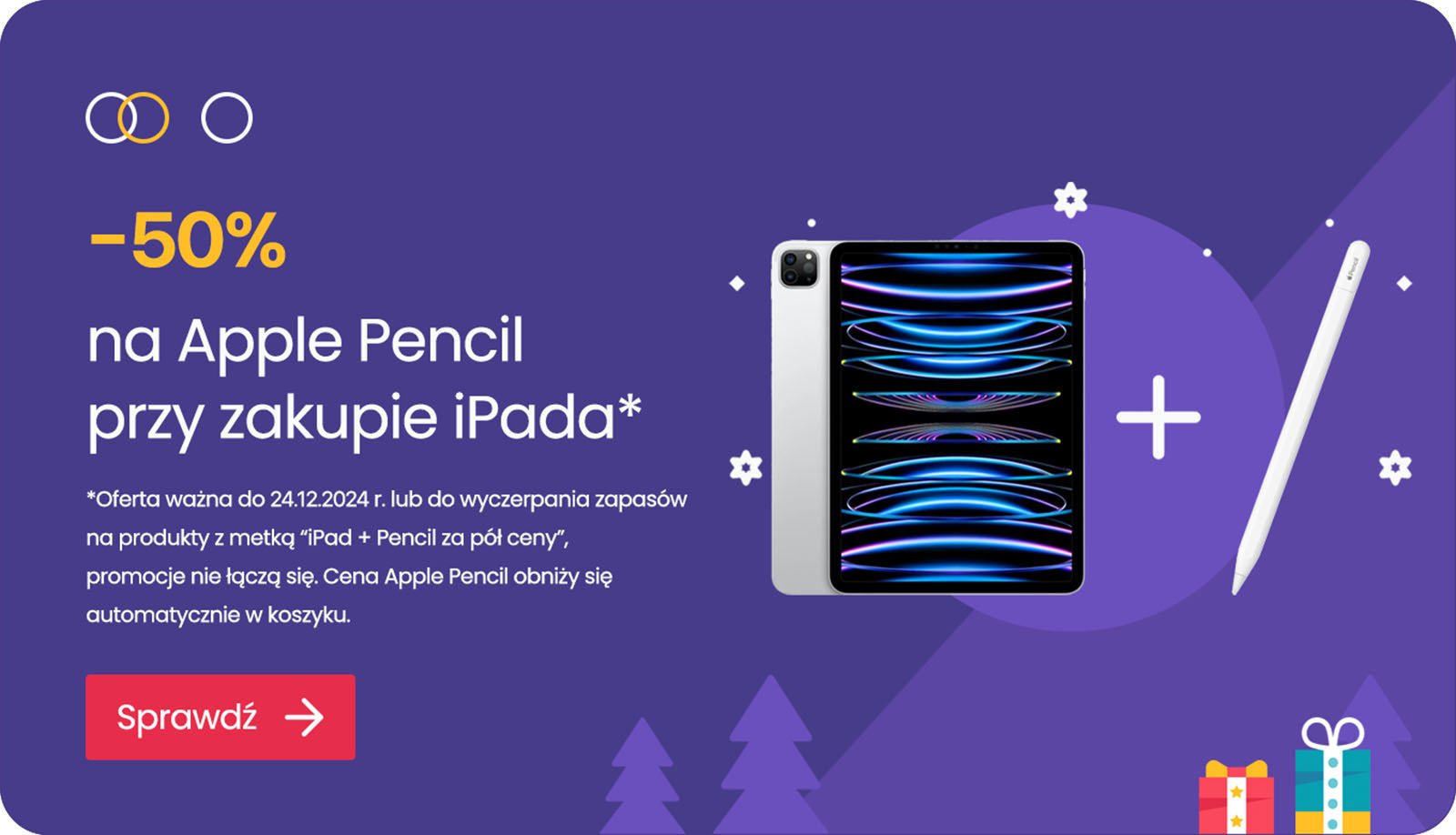 -50% na Apple Pencil przy zakupie iPada