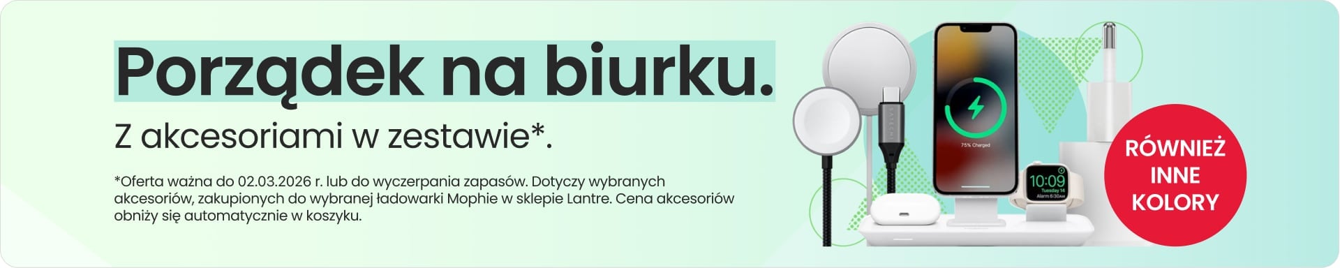 Porządek na biurku z akcesoriami w zestawie Porządek na biurku z akcesoriami w zestawie