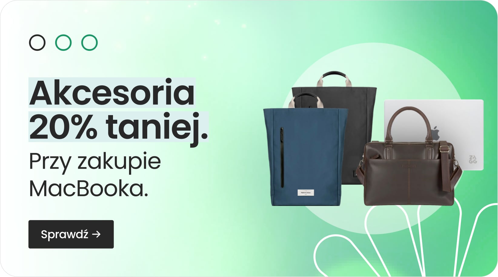 Akcesoria 20% taniej przy zakupie MacBooka