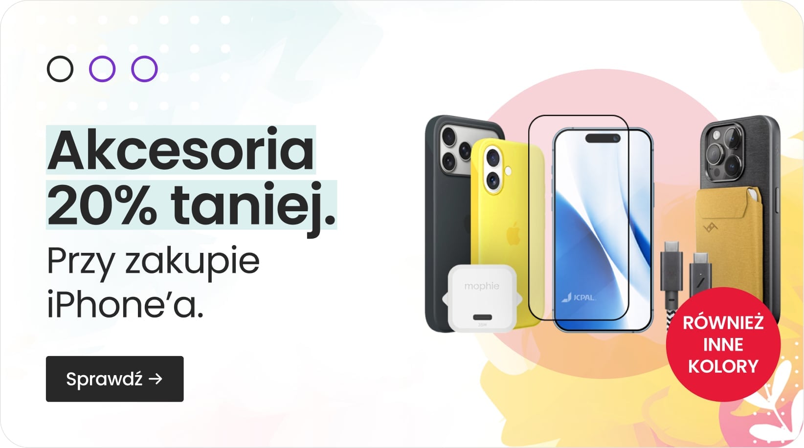 Akcesoria 20% taniej przy zakupie iPhone'a