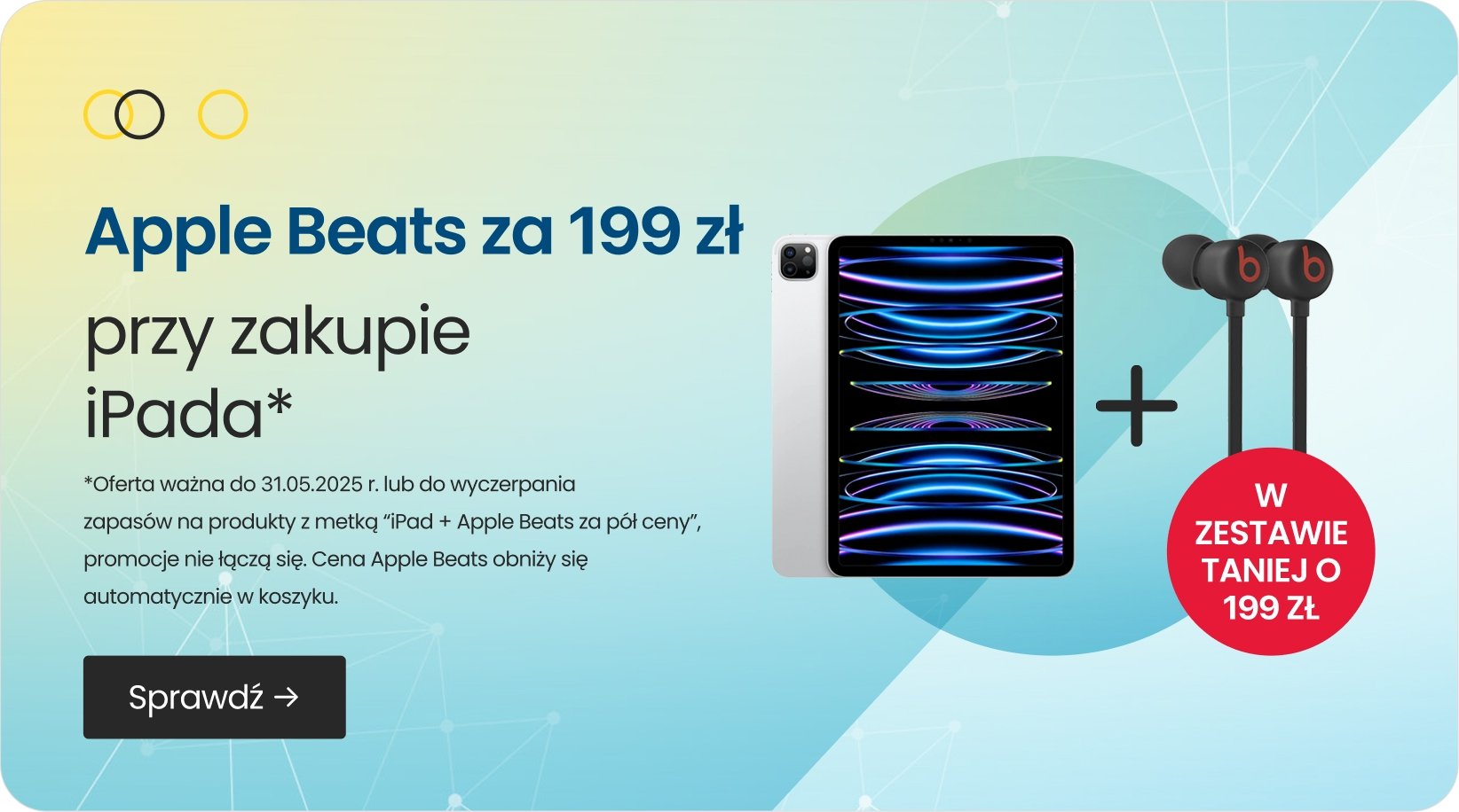 Apple Beats za 199 zł przy zakupie iPada