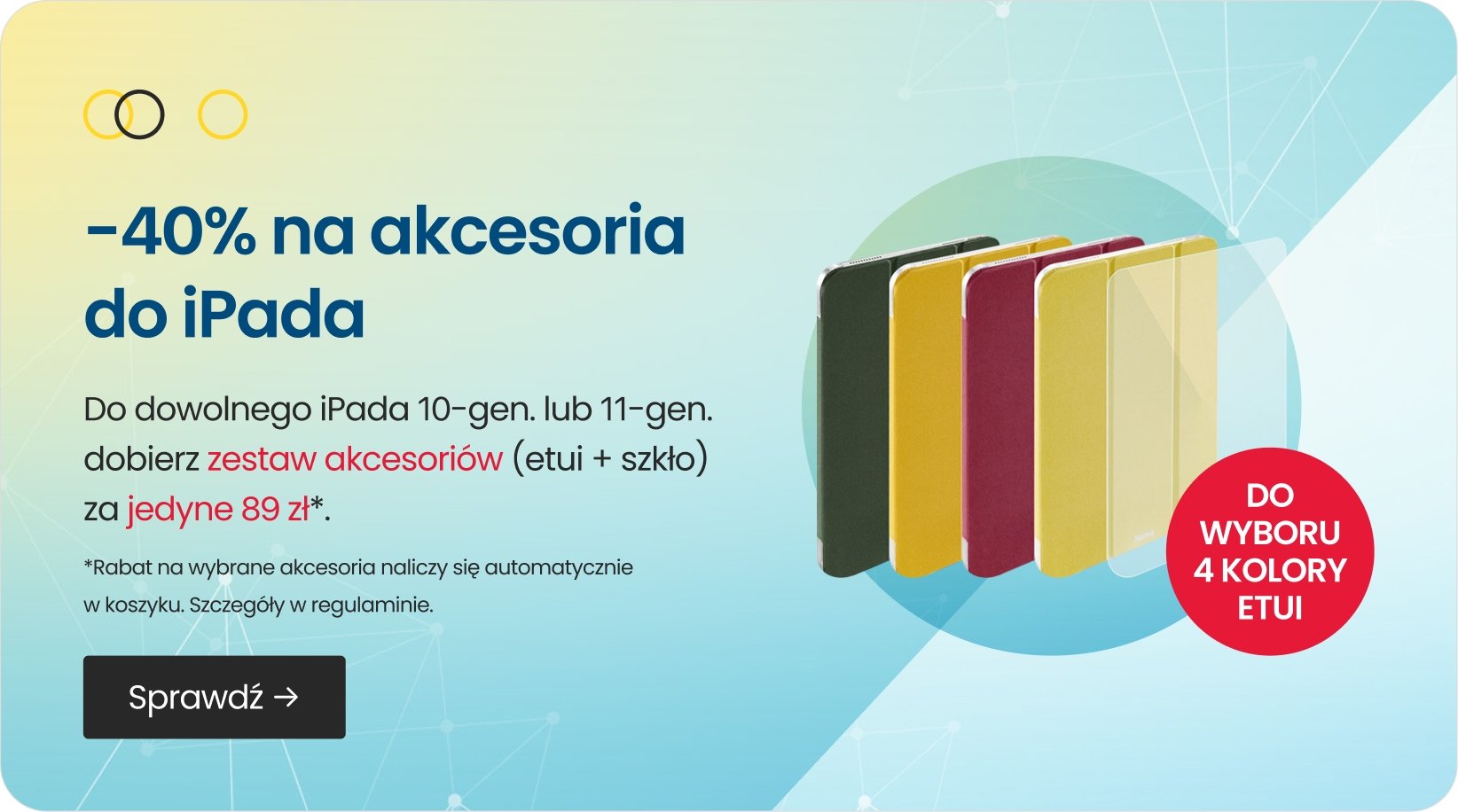 -40% na akcesoria do iPada