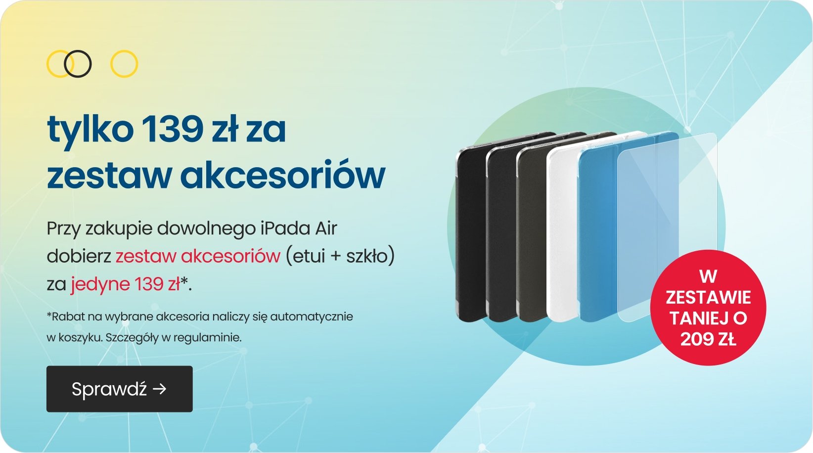 tylko 139 zł za zestaw akcesoriów