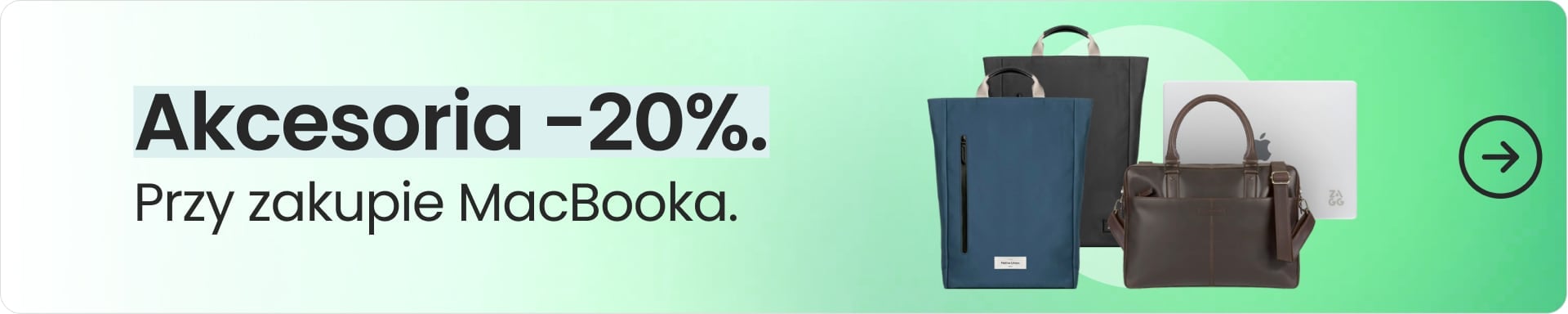 Akcesoria 20% taniej przy zakupie MacBooka