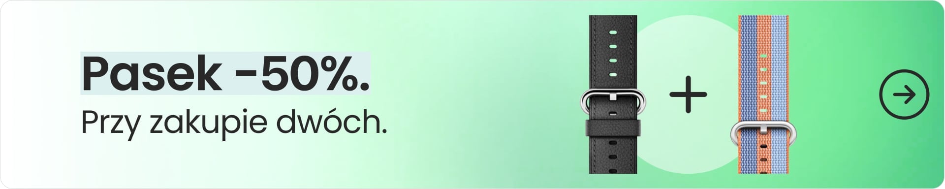 Pasek 50% taniej przy zakupie dw&oacute;ch