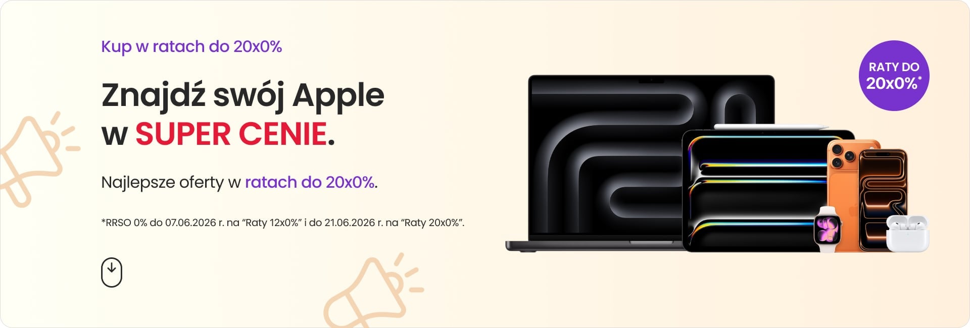 Znajdź sw&oacute;j Apple w SUPER CENIE &ndash; najlepsze oferty w ratach do 20x0%