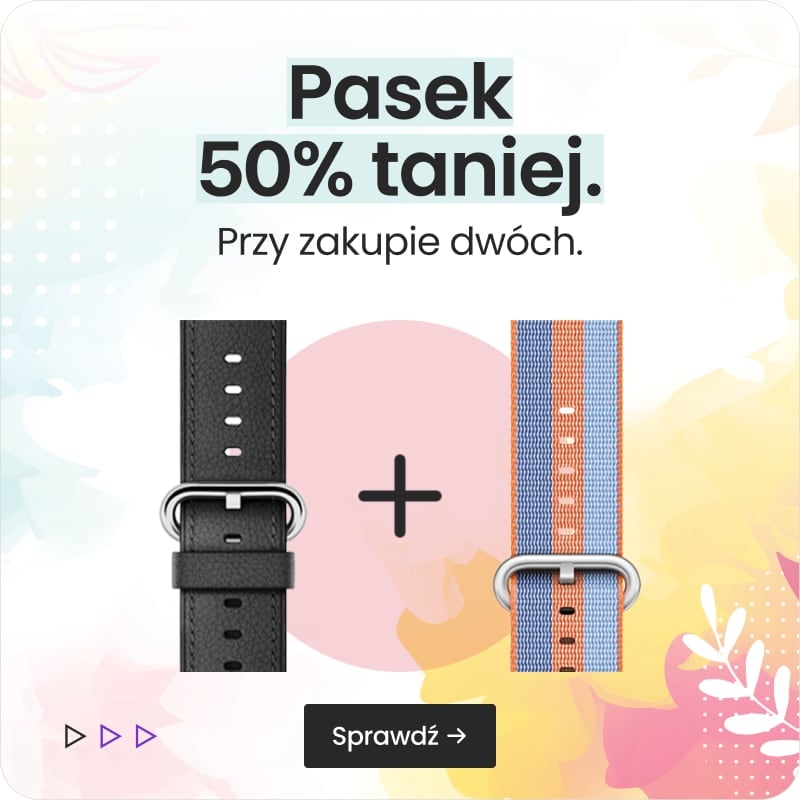 Pasek 50% taniej przy zakupie dw&oacute;ch