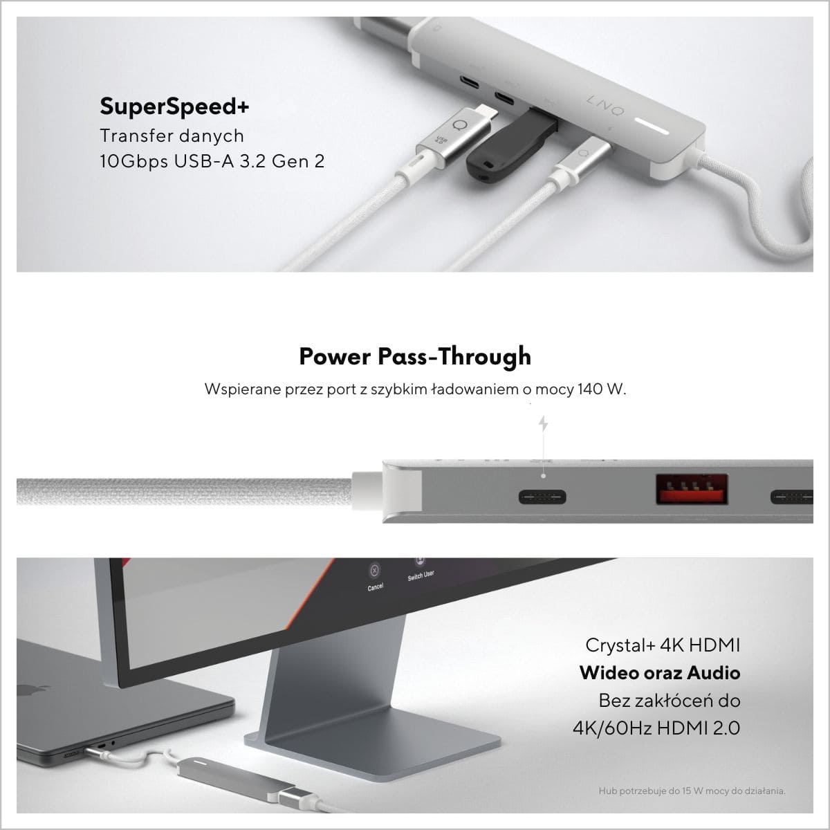 Linq - Hub 2in1 USB- C Linq - Hub 2in1 USB- C