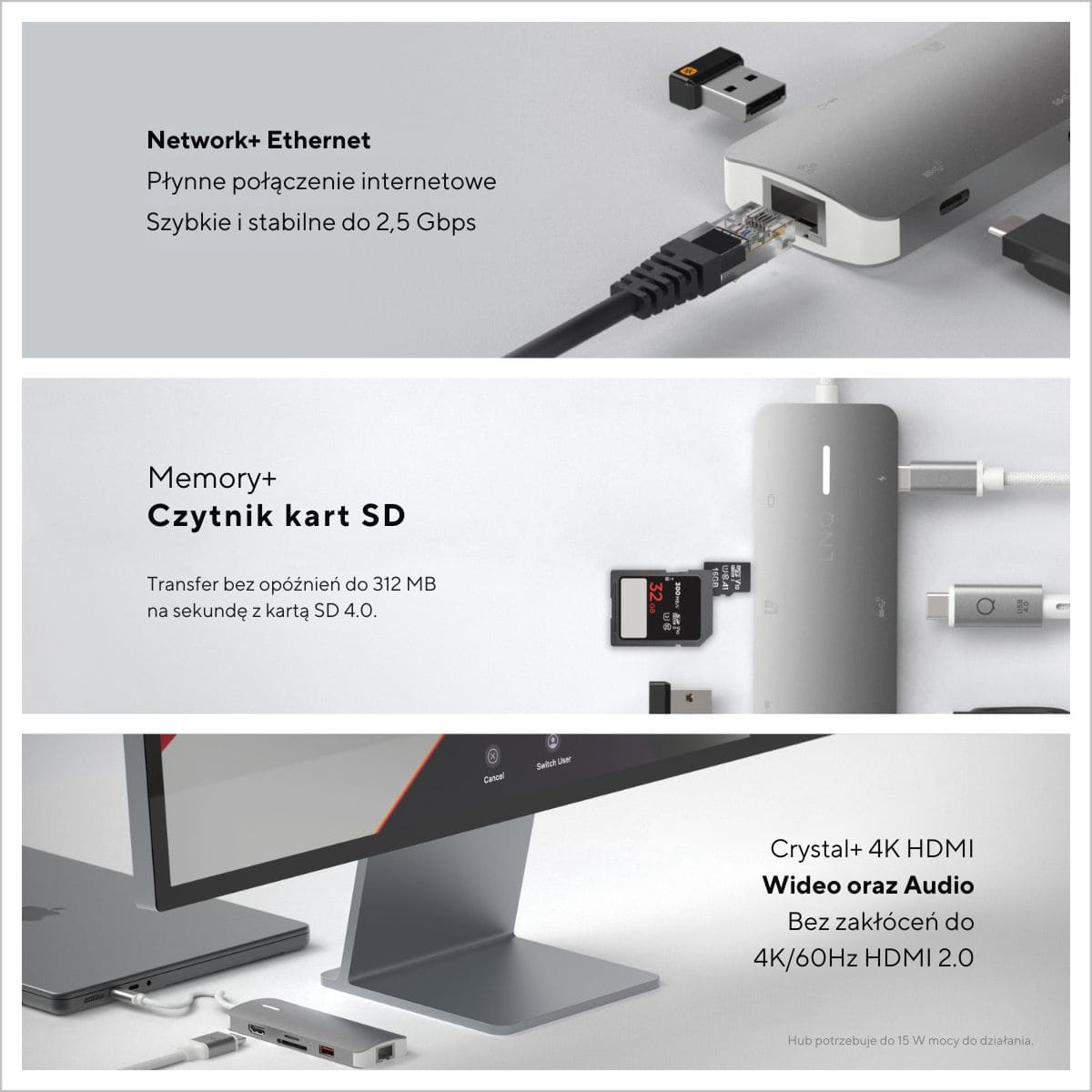 Linq - Hub 2in1 USB- C Linq - Hub 2in1 USB- C