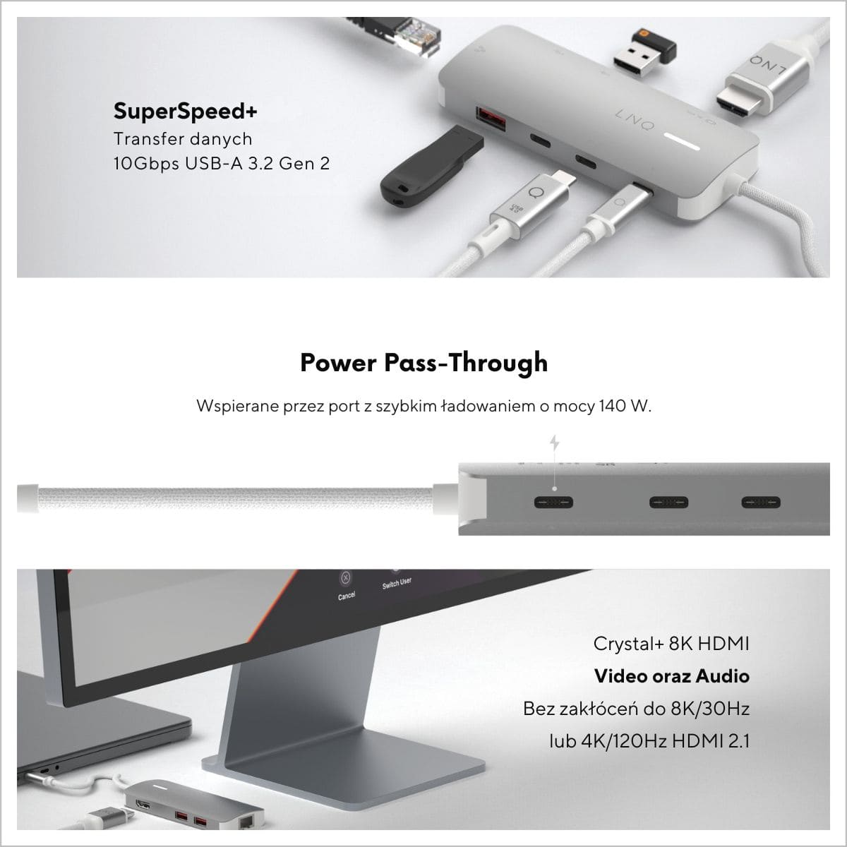 Linq - Hub 2in1 USB- C Linq - Hub 2in1 USB- C