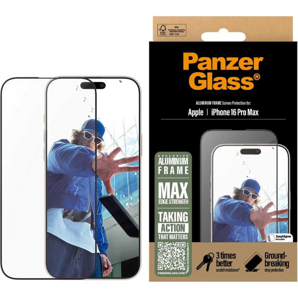 PanzerGlass Picture Perfect Szkło ochronne na aparat do iPhone 15 Pro / 15 Pro Max - Czarne PanzerGlass Picture Perfect Szkło ochronne na aparat do iPhone 15 Pro / 15 Pro Max - Czarne