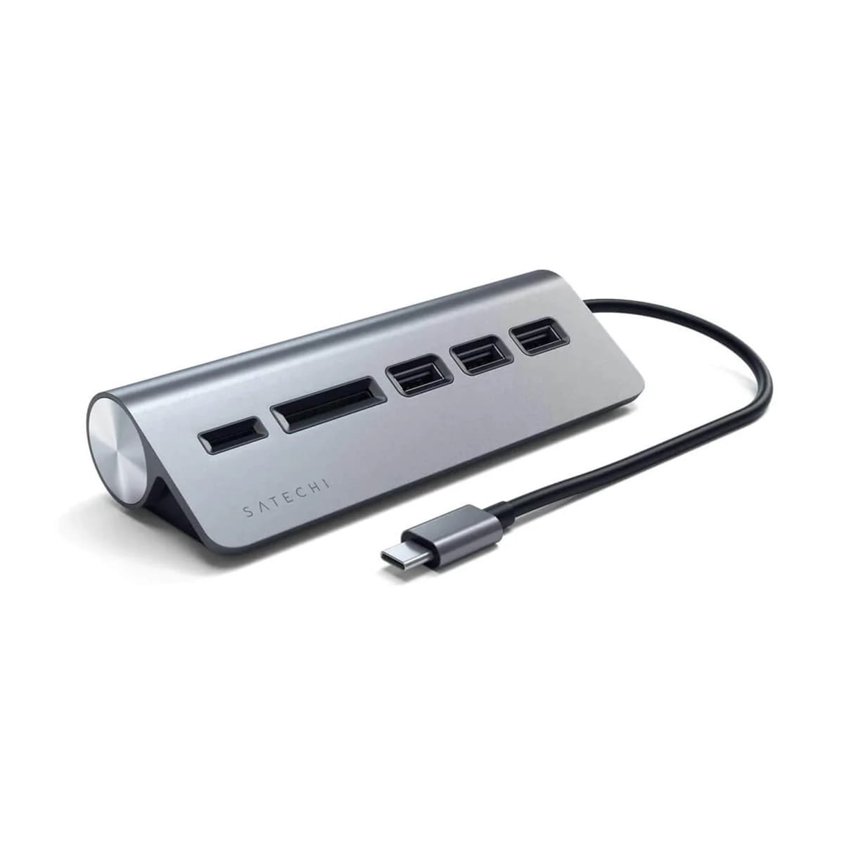 Satechi USB-C HUB / USB 3.0 / z czytnikiem kart SD Gwiezdna szarość (Space Gray)