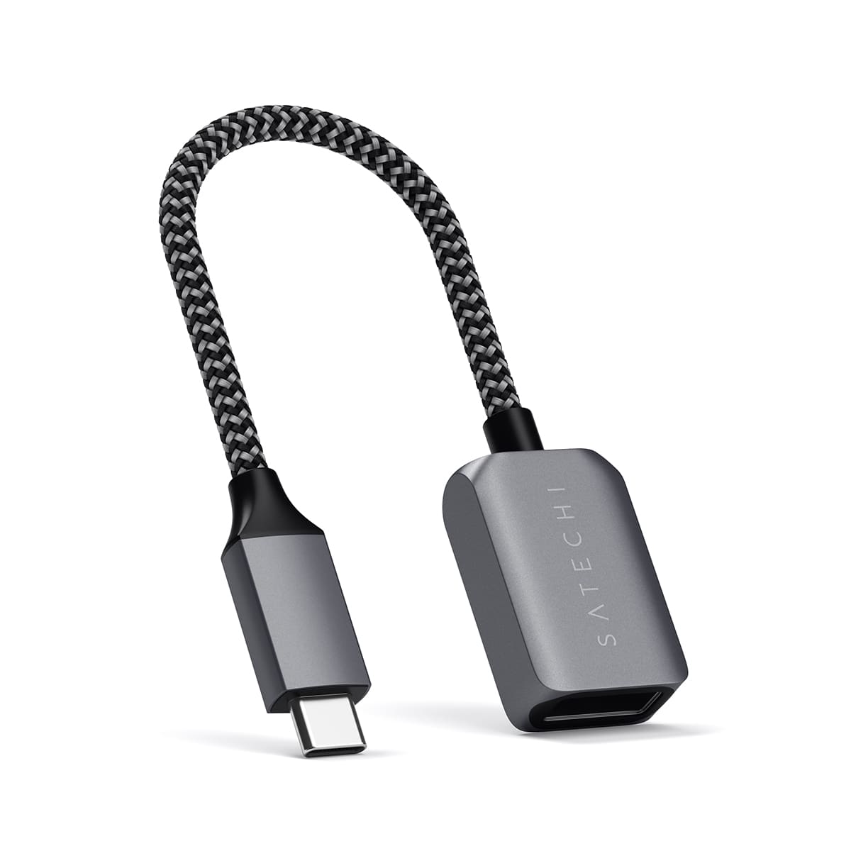 Satechi USB-C do USB 3.0 Adapter kabel Gwiezdna szarość (Space Gray) Satechi USB-C do USB 3.0 Adapter kabel Gwiezdna szarość (Space Gray)