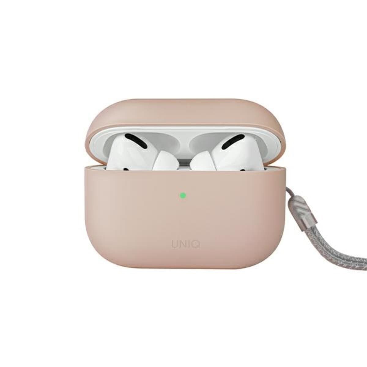 UNIQ Lino Silikonowe etui ochronne do AirPods Pro 2 gen - Różowe