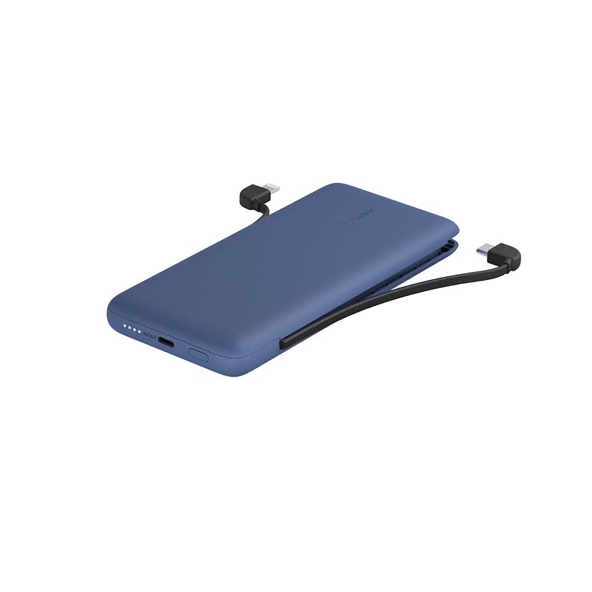 Belkin PowerBank 10 000mAh z kablami USB-C/ Lightning - Niebieski