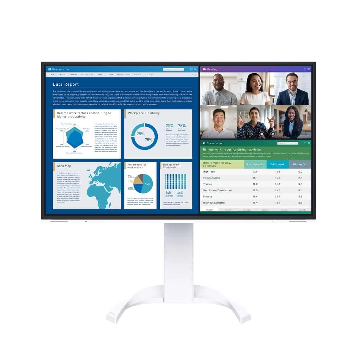 Monitor EIZO FlexScan EV3240X Biały Monitor EIZO FlexScan EV3240X Biały