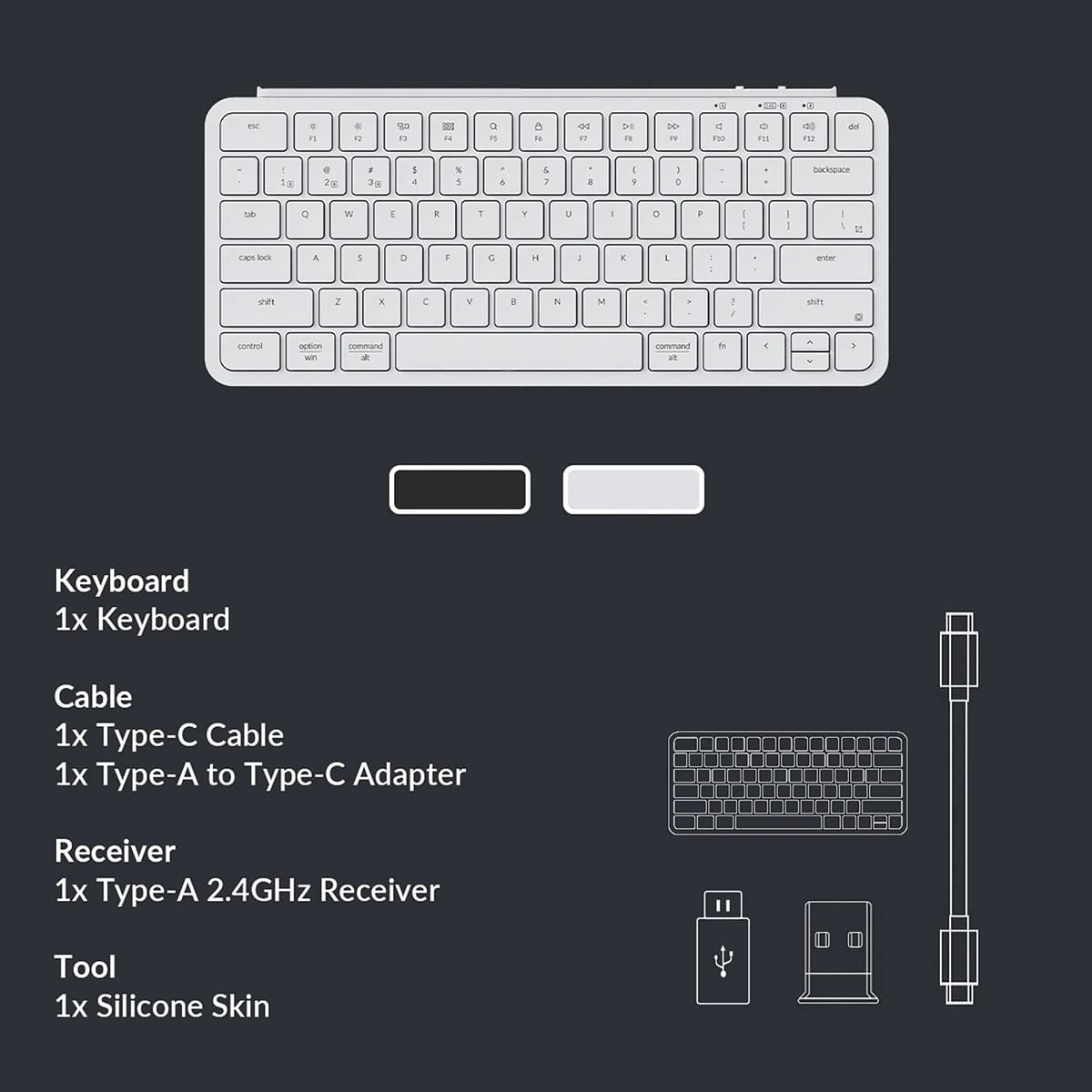 Keychron B1 PRO niskoprofilowa bezprzewodowa klawiatura mechaniczna - Różowa ( Pink) Keychron B1 PRO niskoprofilowa bezprzewodowa klawiatura mechaniczna - Różowa ( Pink)
