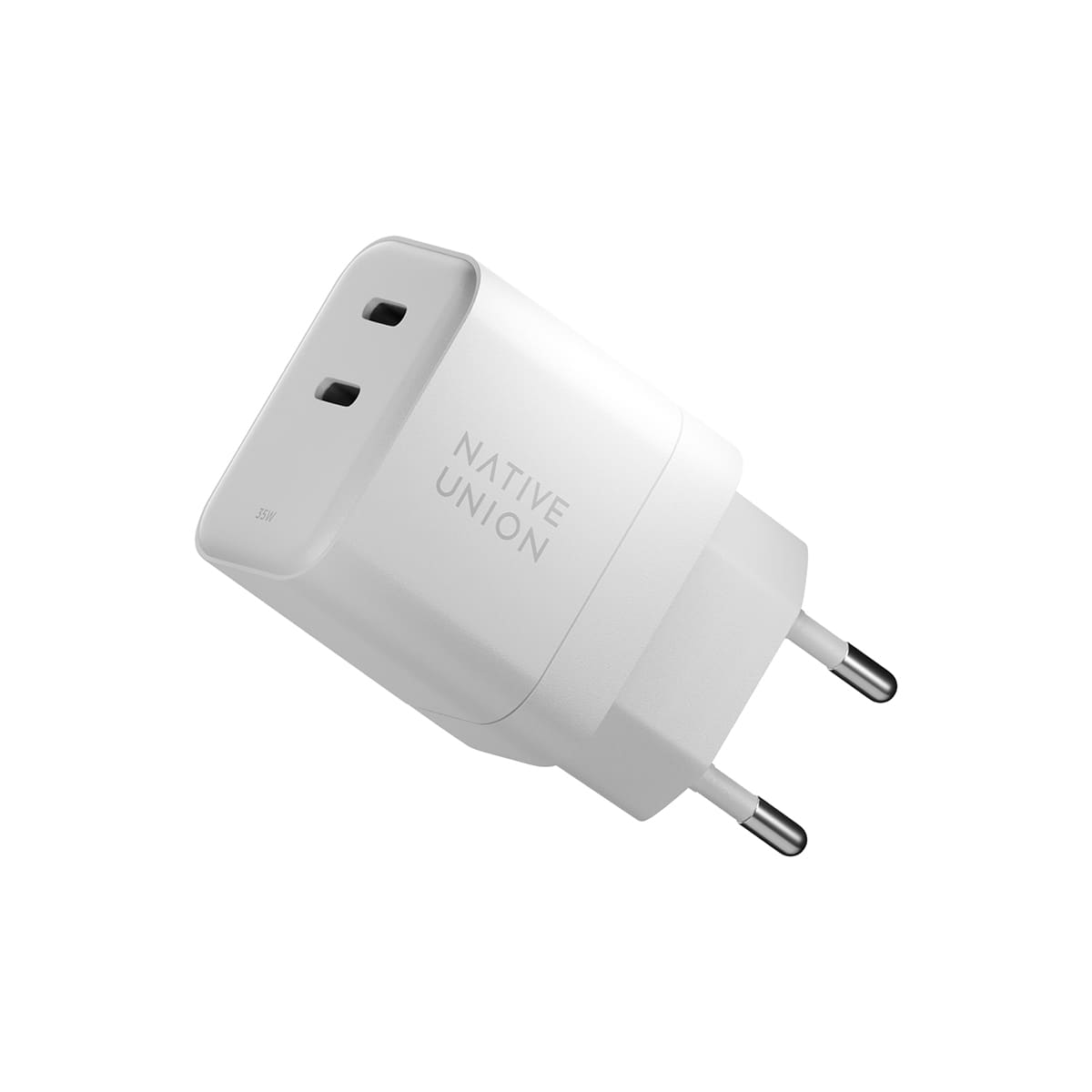 Native Union Fast GaN Ładowarka sieciowa 35W PD 2xUSB-C - Biała Native Union Fast GaN Ładowarka sieciowa 35W PD 2xUSB-C - Biała