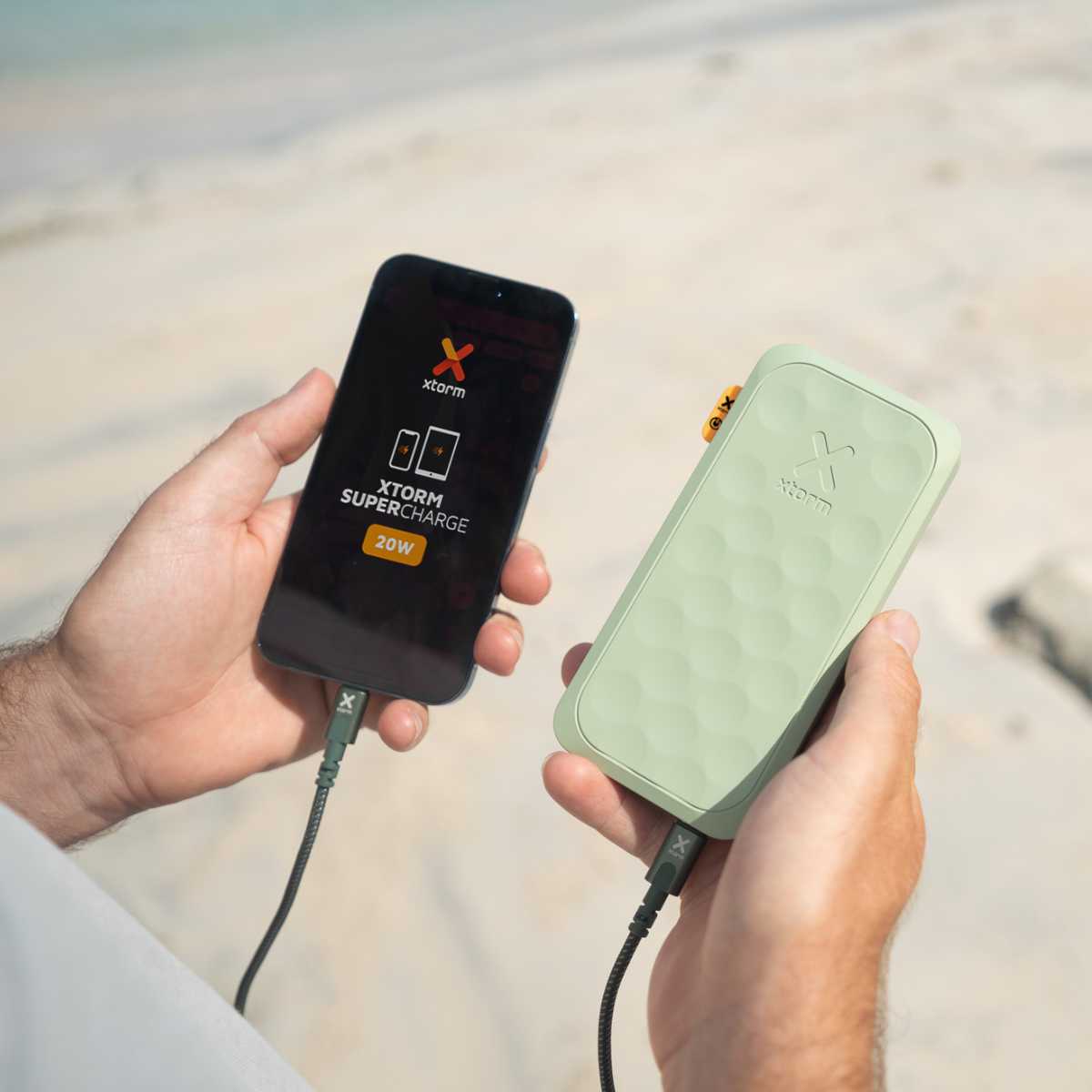 Xtorm Fuel5 Powerbank 10.000 mAh 20W - Zielony Xtorm Fuel5 Powerbank 10.000 mAh 20W - Zielony