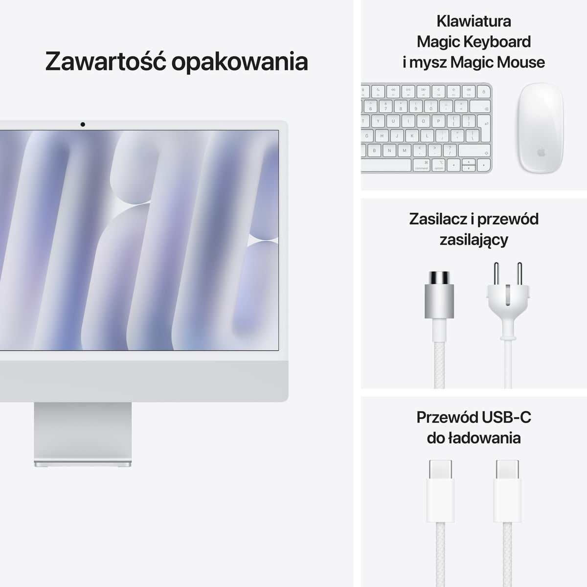 iMac 24 M4 - zestaw