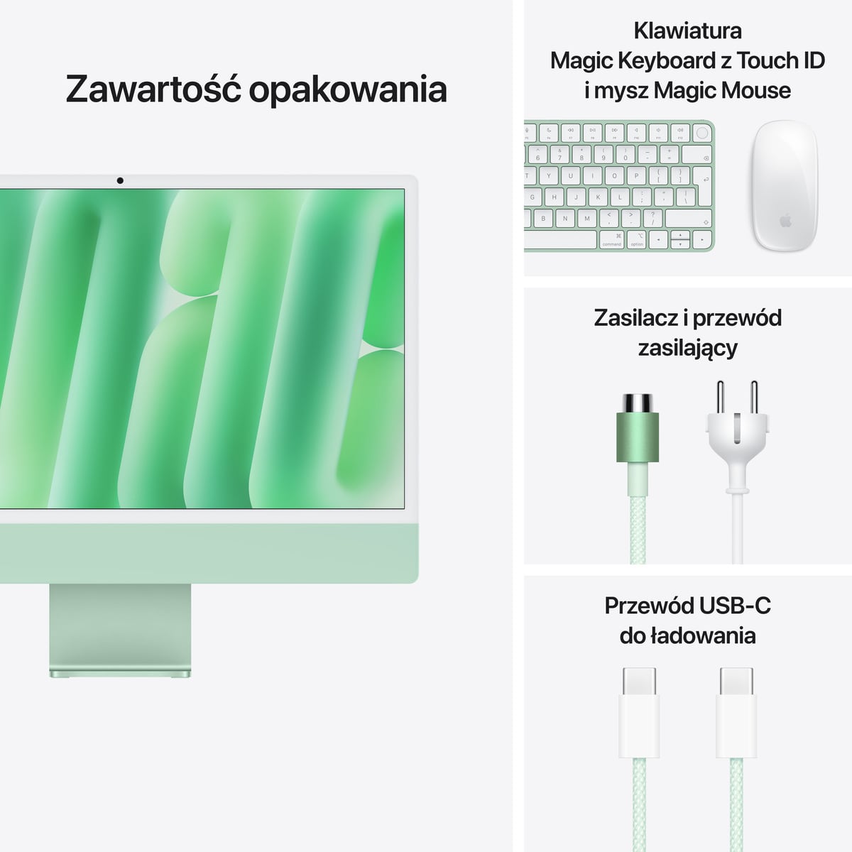 iMac 24 M4 - zestaw