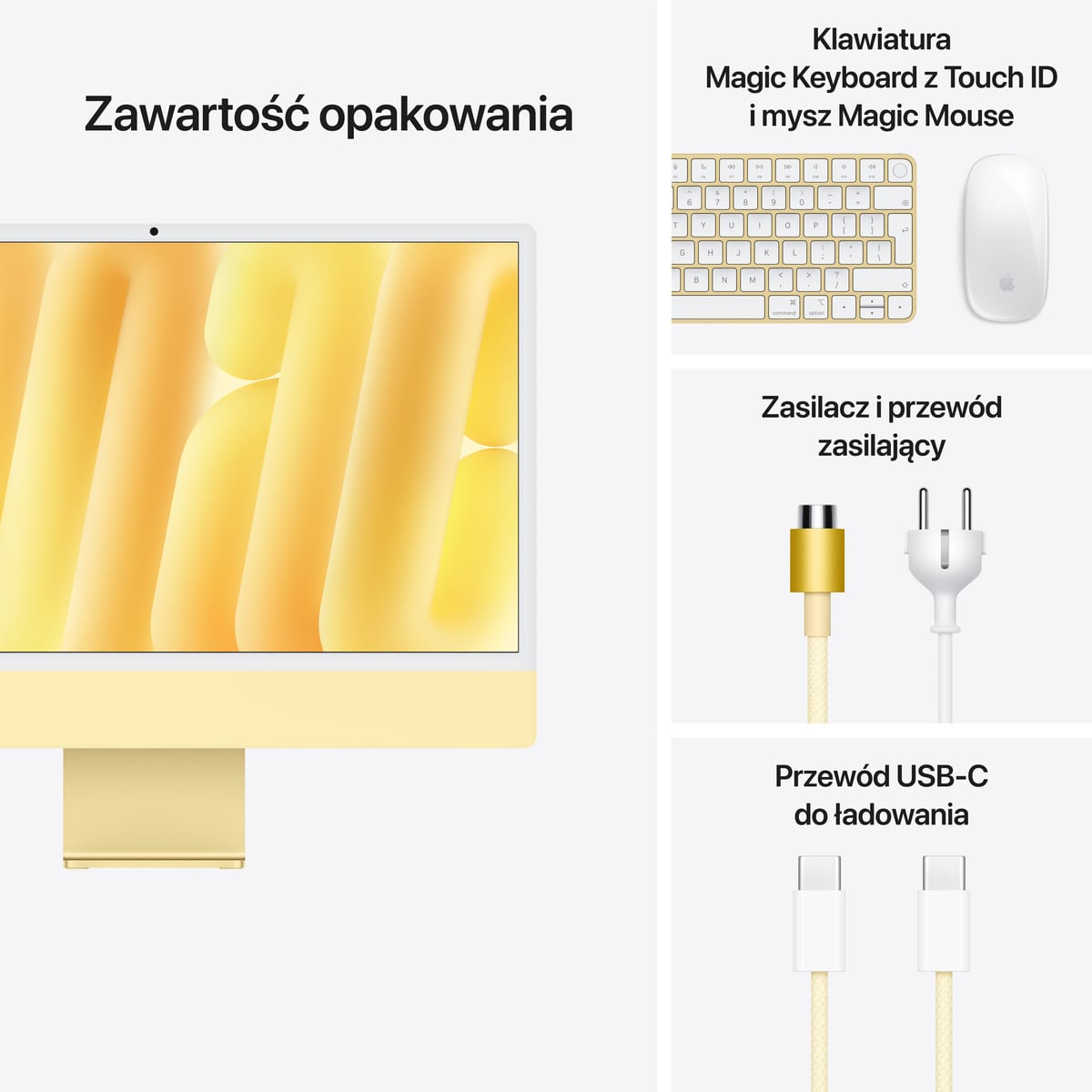 iMac 24 M4 - zestaw