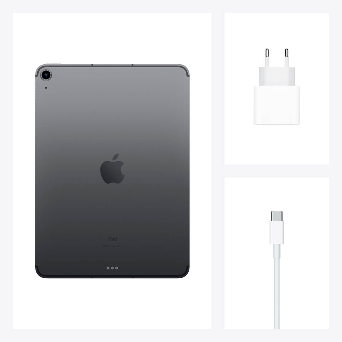 iPad Air Wi-Fi + Cellular Gwiezdna szarość - zestaw