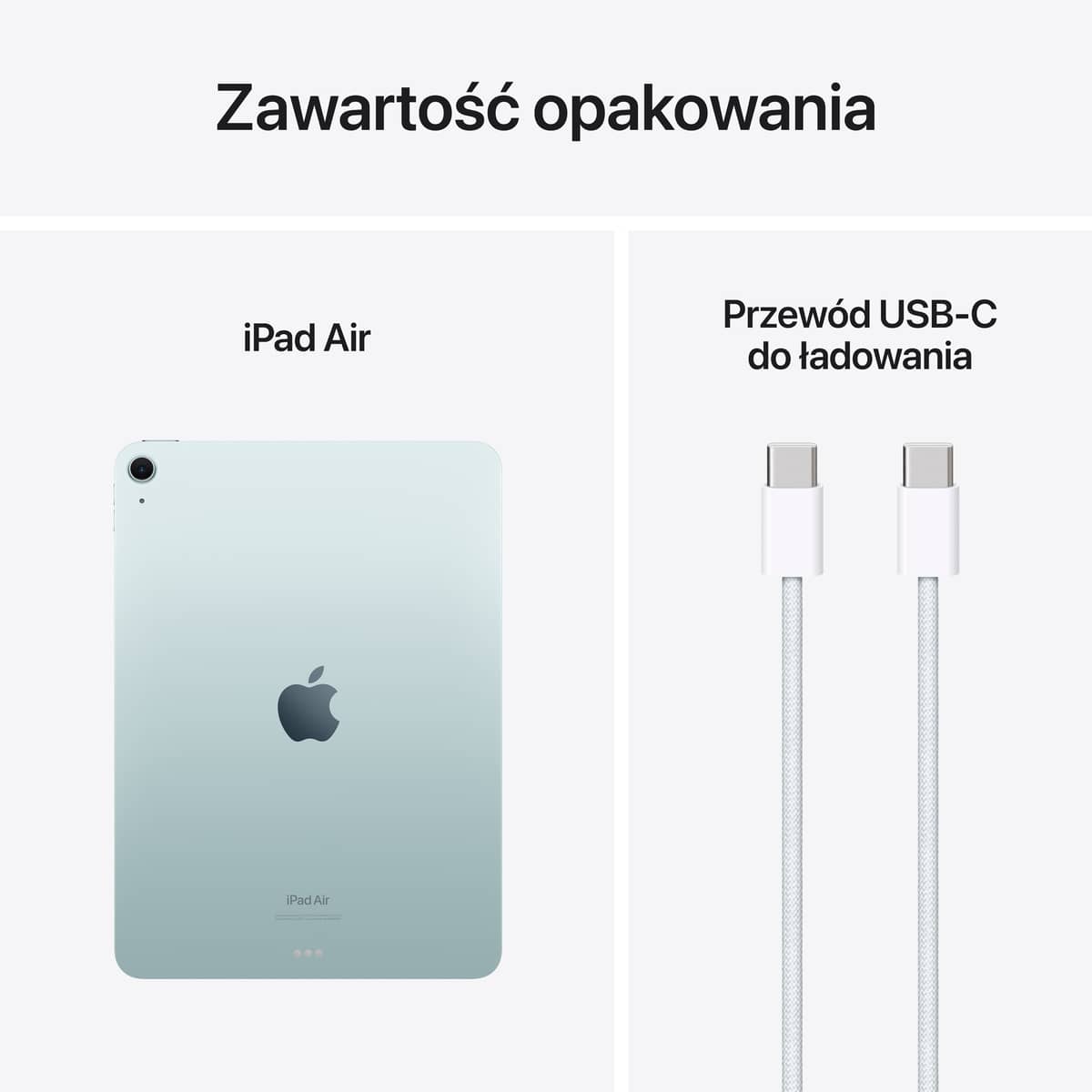 11 calowy iPad Air M2 - Zawartośc opakowania 11 calowy iPad Air M2 - Zawartośc opakowania