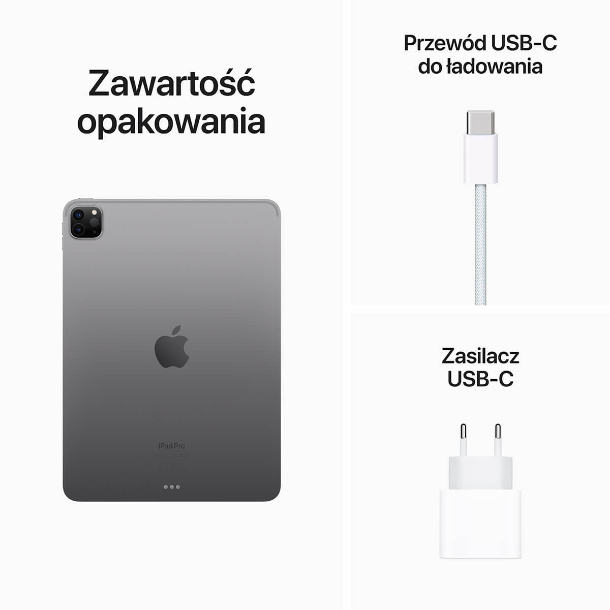 iPad Pro 11" M2 Wi-Fi Srebrny - zestaw iPad Pro 11" M2 Wi-Fi Srebrny - zestaw