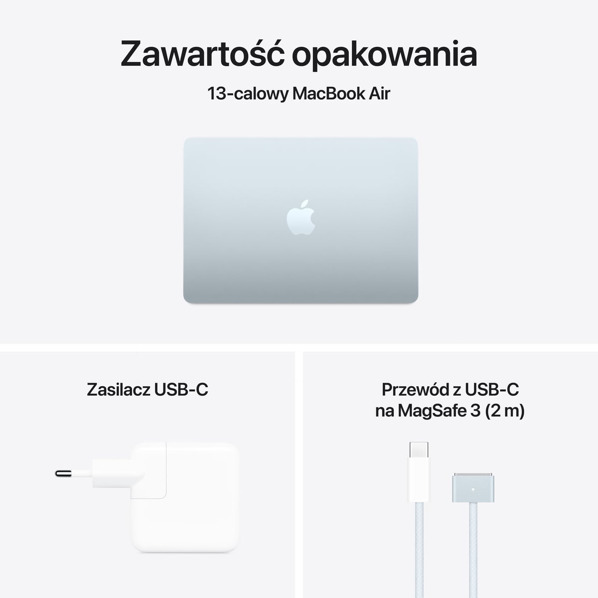 MacBook Air 13 M4 - zestaw