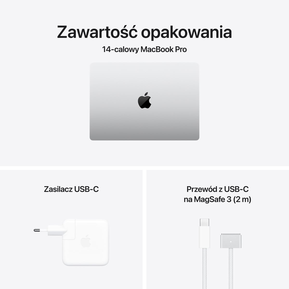 MacBook Pro 14 M4 Pro Srebrny - zestaw