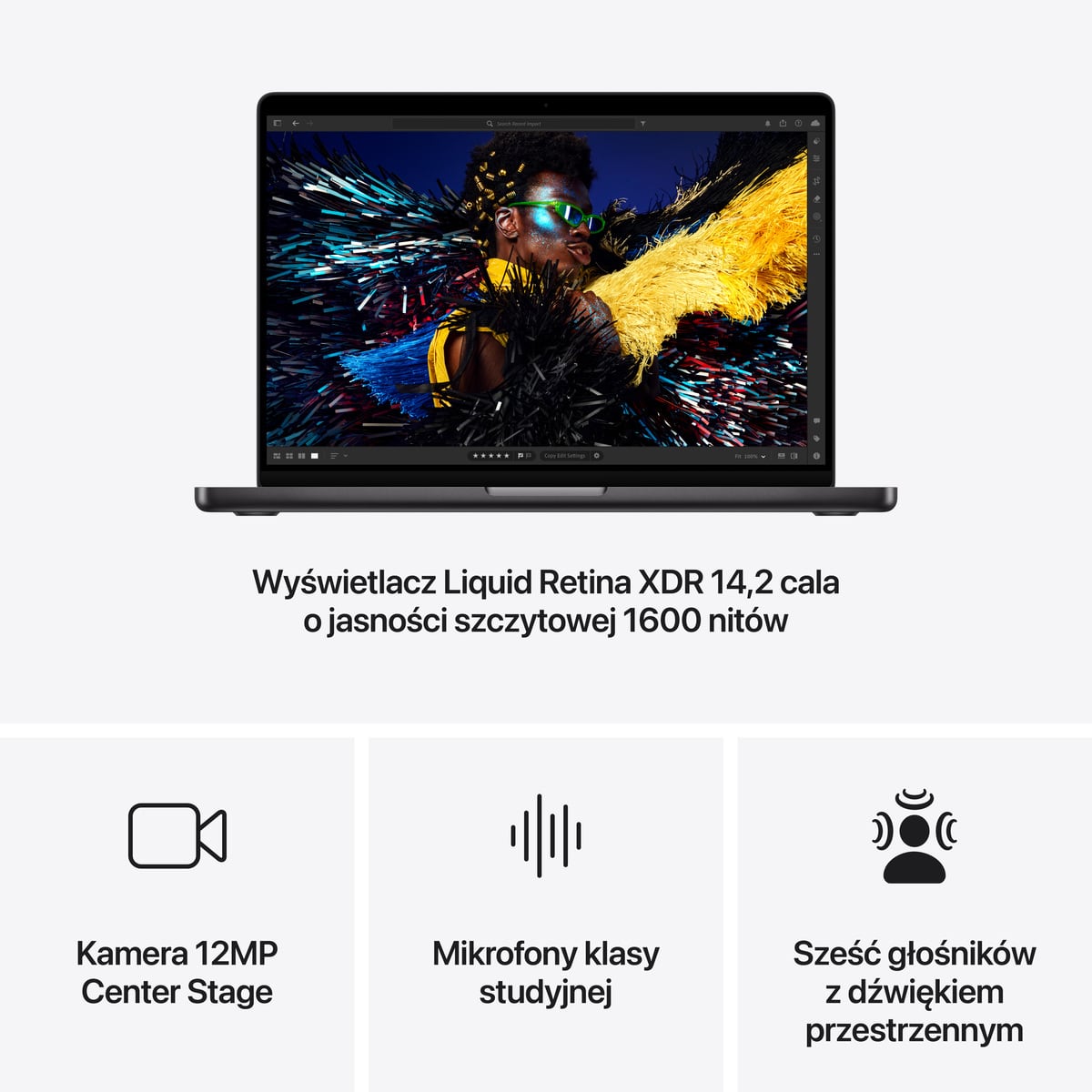 MacBook Pro 14 M4 Pro Gwiezdna czerń- najważniejsze cechy