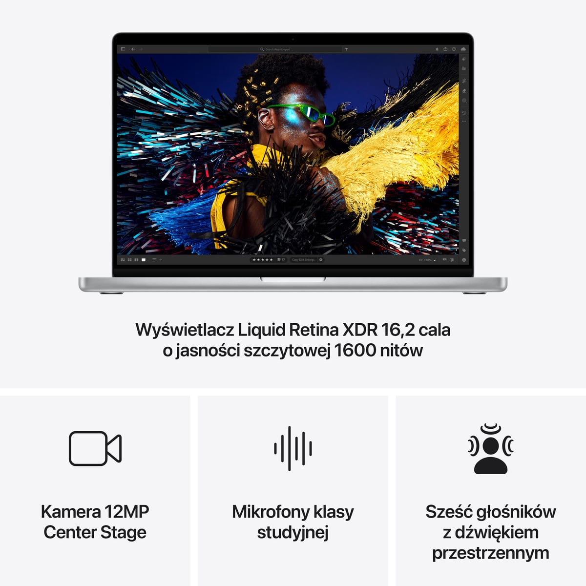 MacBook Pro 16 M4 Srebrny- najważniejsze cechy