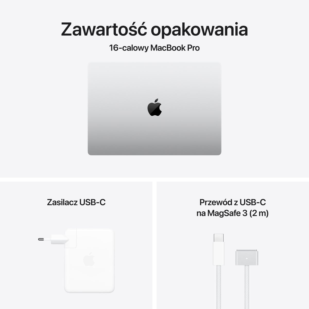 MacBook Pro 16 M4 Pro Srebrny - zestaw