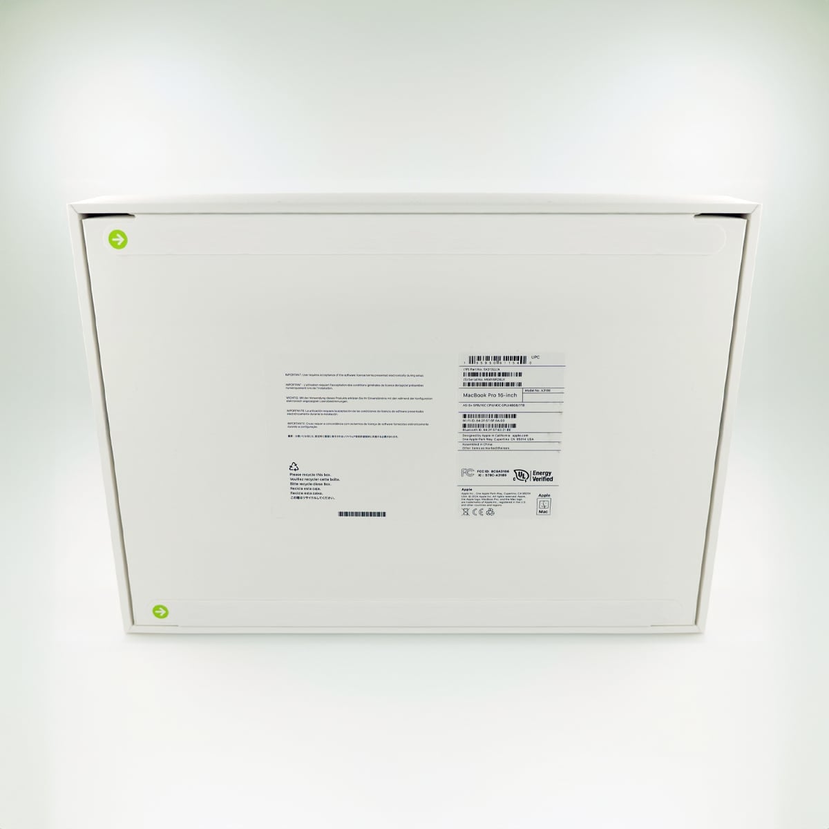 MacBook Pro 16 odnowiony - opakowanie MacBook Pro 16 odnowiony - opakowanie