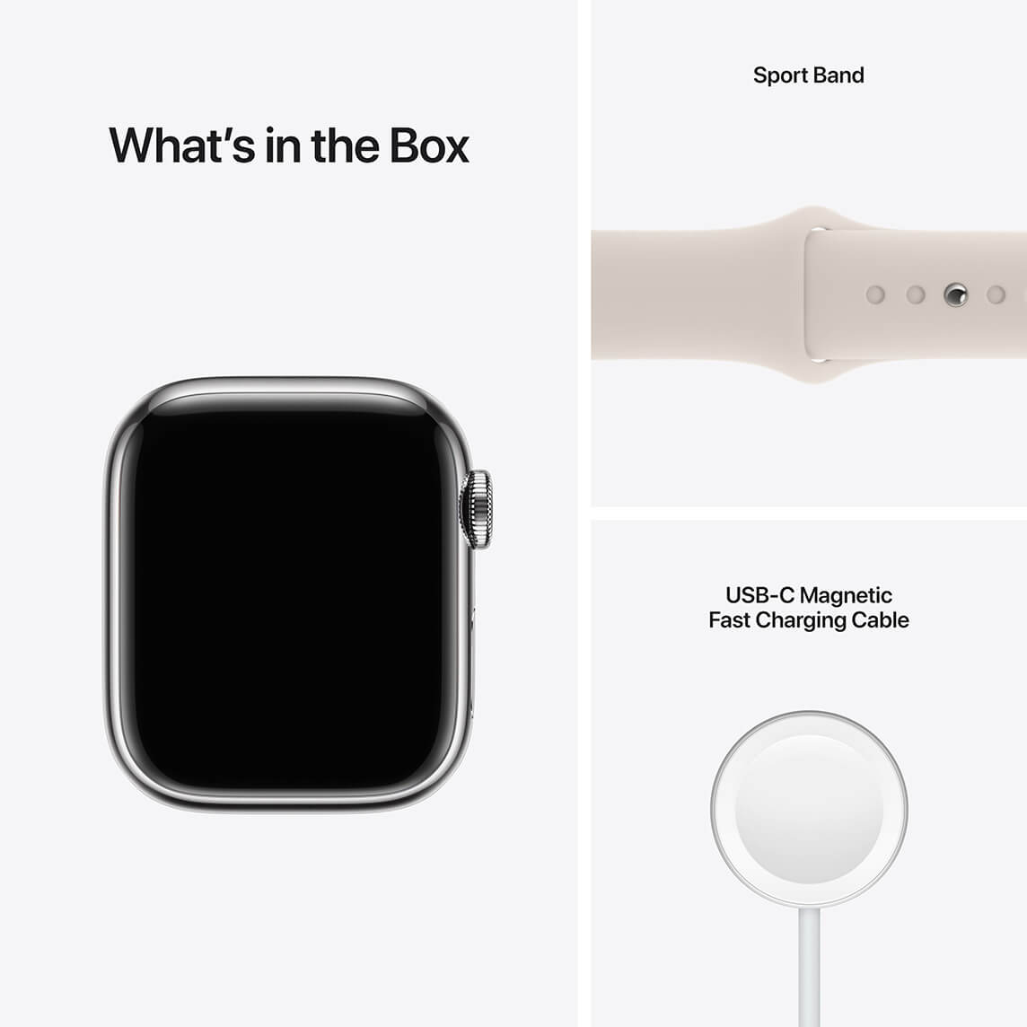 Apple Watch Series 7 - zawartość zestawu