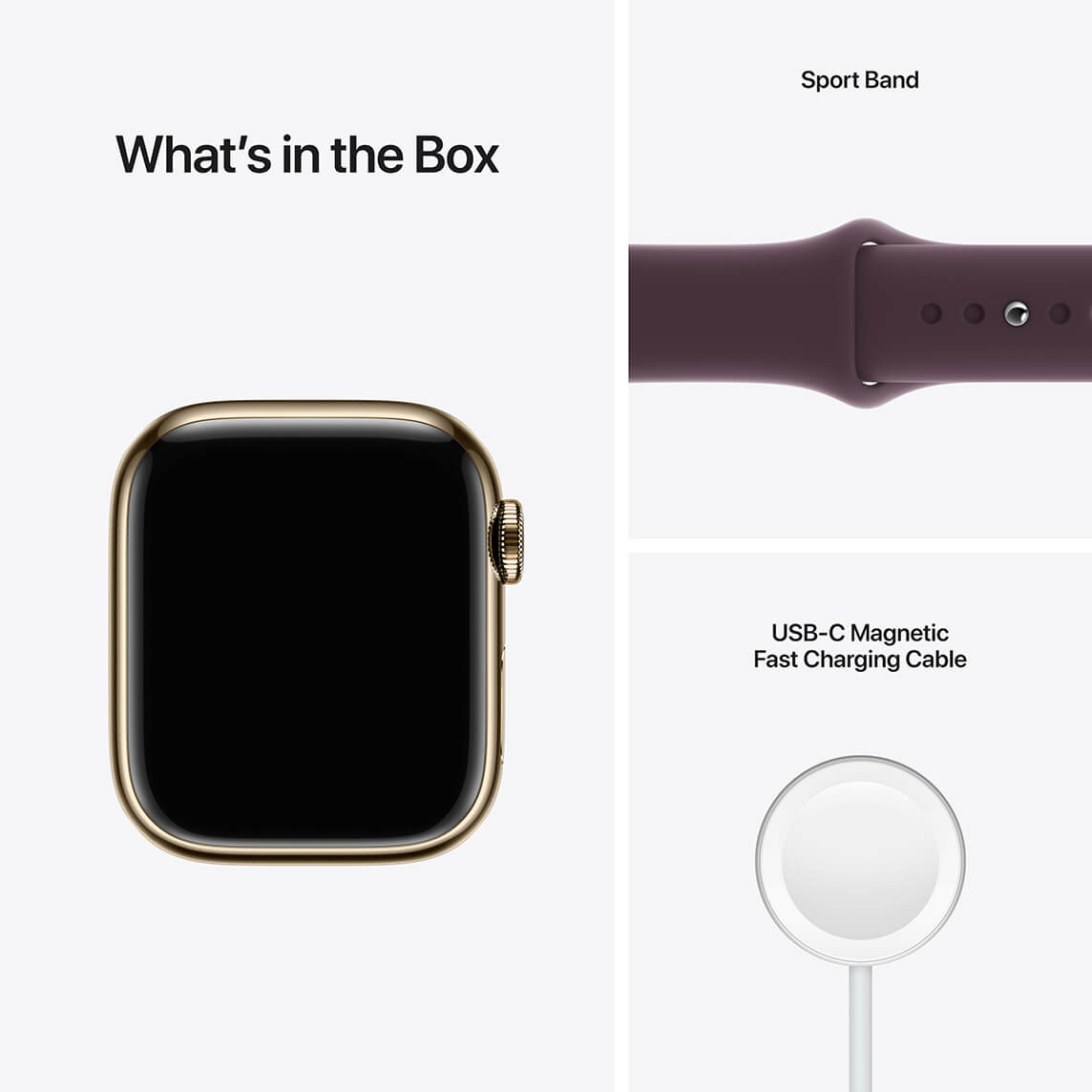 Apple Watch Series 7 - zawartość zestawu Apple Watch Series 7 - zawartość zestawu