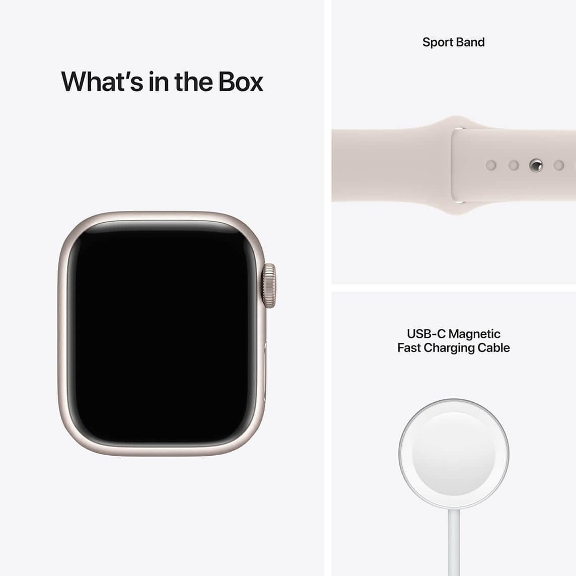 Apple Watch Series 7 - zawartość zestawu