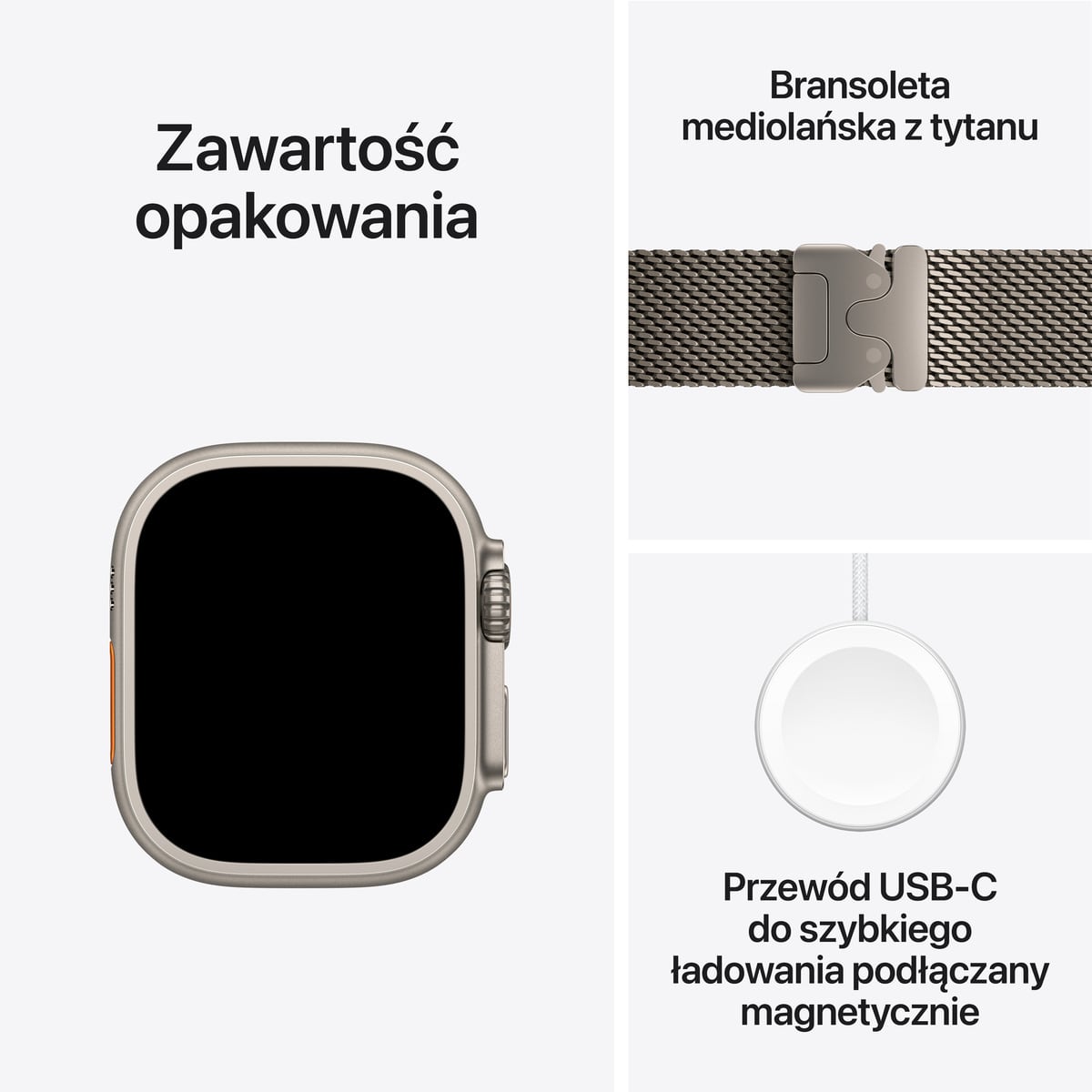 Apple Watch Ultra 2 GPS + Cellular - zestaw