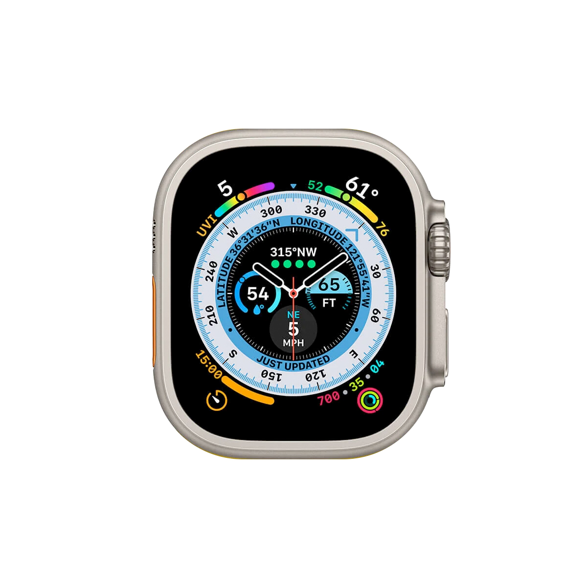 Apple Watch Ultra 2 GPS + Cellular Koperta 49mm z tytanu w kolorze Naturalnym