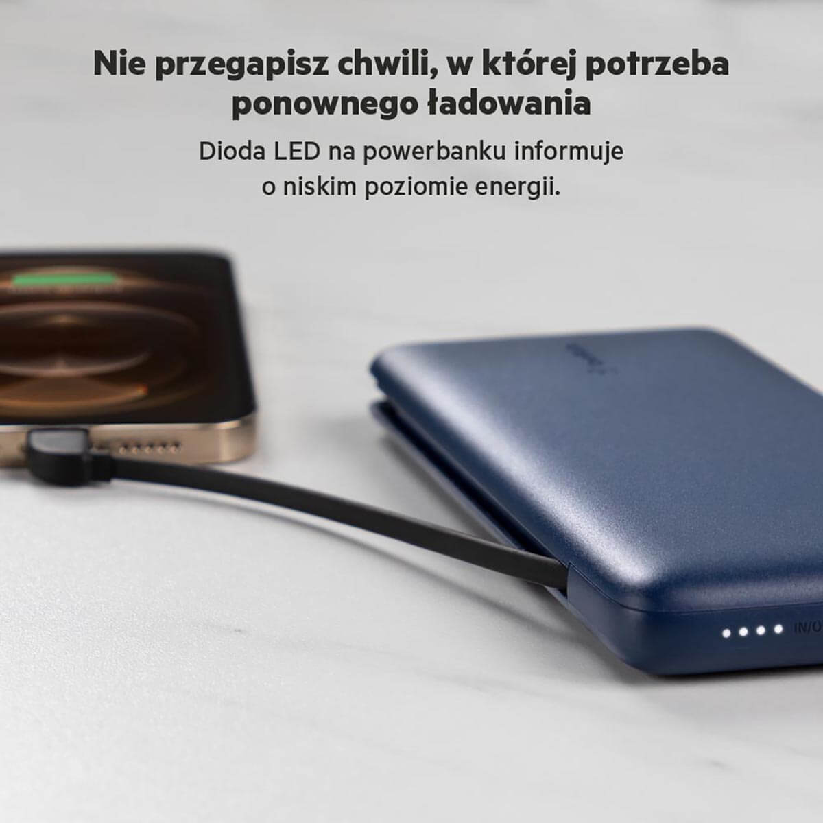 Belkin Powerbank 10000 mAh dioda LED