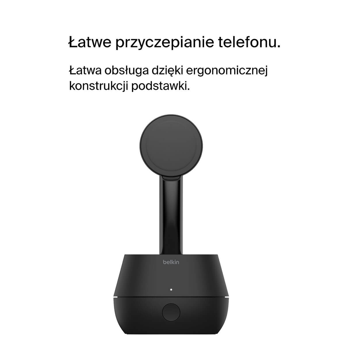 Belkin Auto-Tracking Stand Pro Podstawka ładująca do iPhone kompatybilna z Magsafe - Black